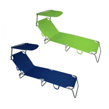 Baštenska ležaljka sa tendom - plava 716000-1 Baštenska ležaljka sa tendom - plava 716000-1